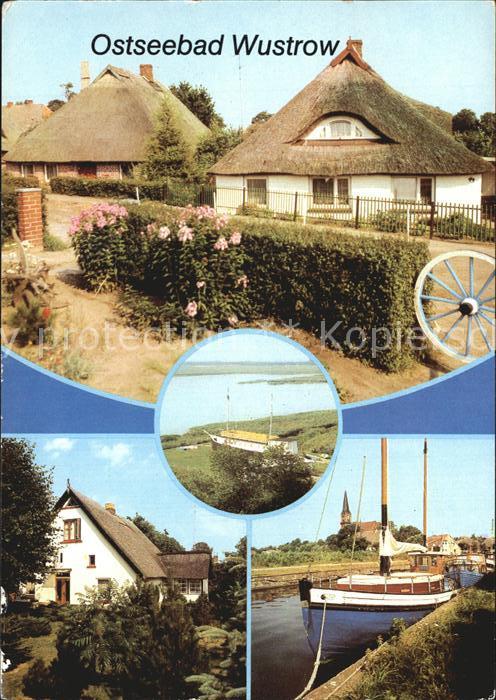 Wustrow Ostseebad Rohrdachhaeuser Neue Strasse Betriebsferienheim VEB Plamag Pla