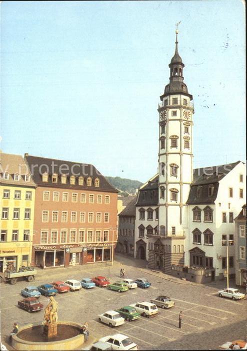 Gera Rathaus Brunnen