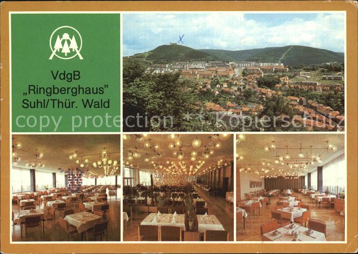 Suhl Thueringer Wald VdgB Ringberghaus Erholungseinrichtung der Werktaetigen