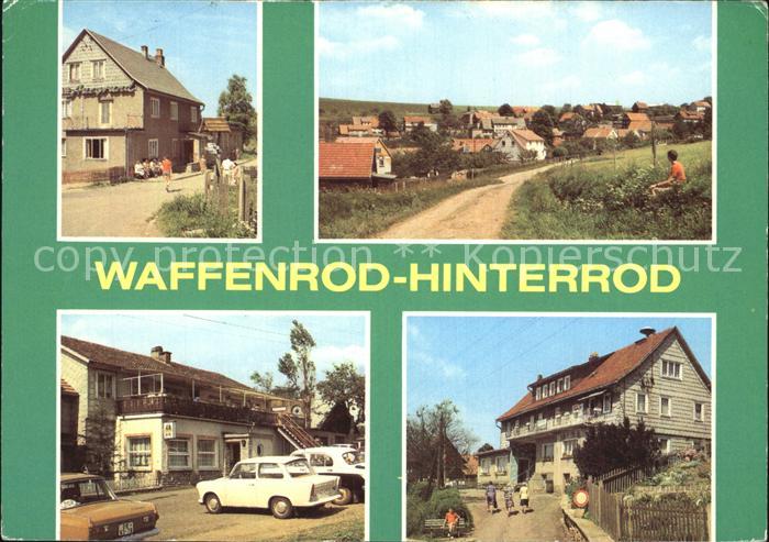 Hinterrod Waffenrod Gaststaette Auegrund HO Gaststaetten
