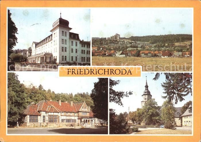 Friedrichroda FDGB Erholungsheim Hermann Danz August Bebel Bahnhof Reinhardsbrun