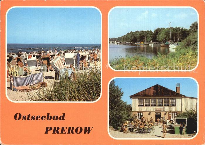 Prerow Ostseebad Strand Seglerhafen Gaststaette