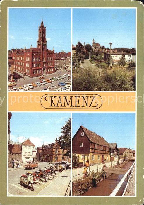 Kamenz Sachsen Rathaus Platz der Jugend Historische Haeuser Talstrasse