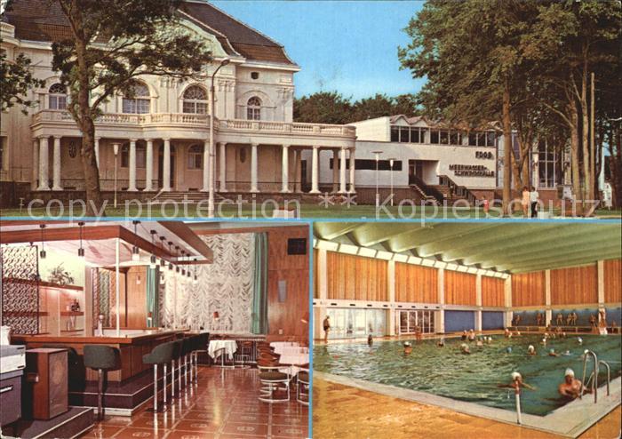 Kuehlungsborn Ostseebad Meerwasserschwimmhalle des FDGB