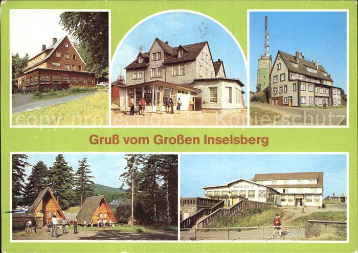 Grosser Inselsberg Haus am Reitstein Ferienheim HO Gaststaette Stadt Gotha Jugen