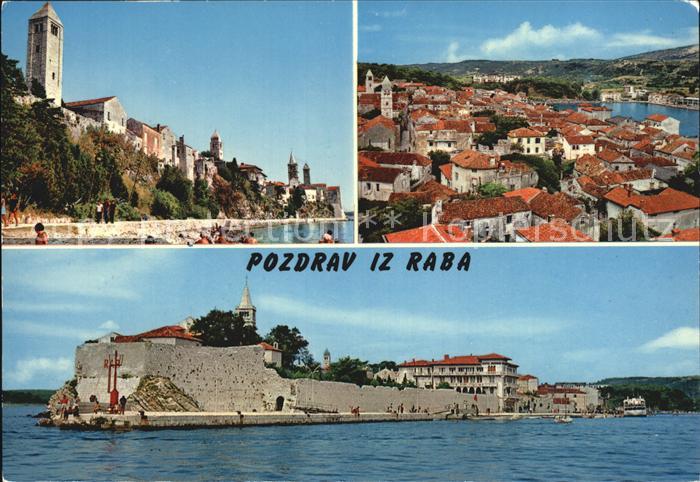 Rab Kroatien Teilansichten Insel
