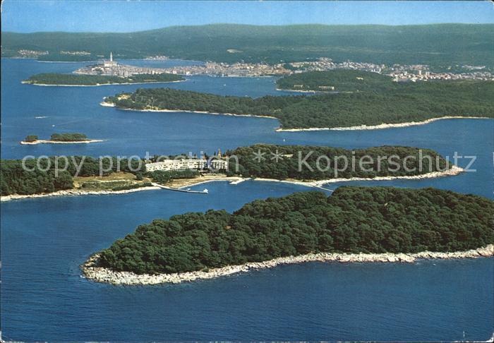 Rovinj Istrien Fliegeraufnahme