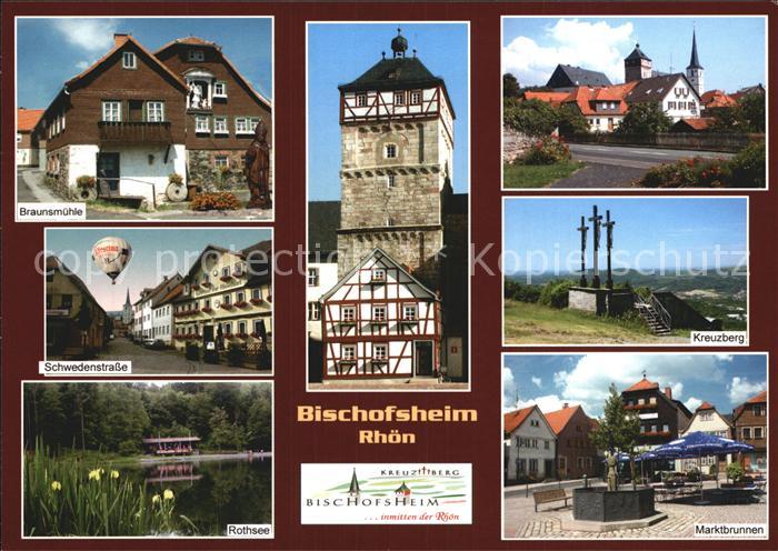 Bischofsheim Rhoen Braunsmuehle Schwedenstrasse Ballonfahren Rothsee Kreuzberg M