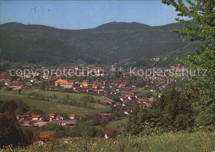 Bodenmais Panorama Hoehenluftkurort Bayerischer Wald Grosser Arber