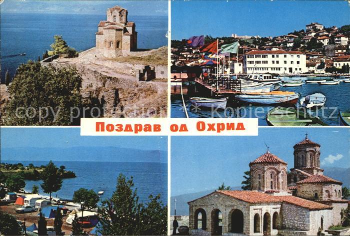 Ohrid Kirche Hafen Campingplatz Meerblick