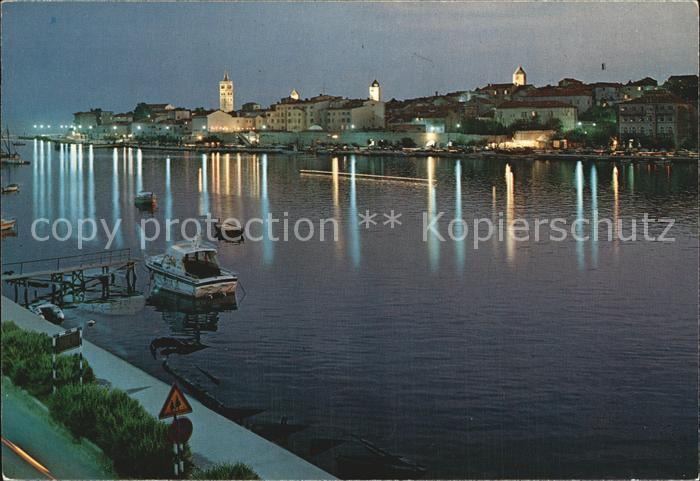Rab Kroatien Panorama Nachtaufnahme