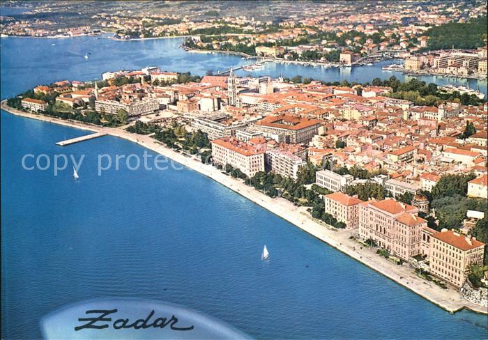 Zadar Zadra Zara Fliegeraufnahme