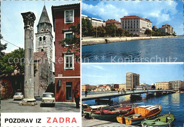 Zadra Zara Zadar Kirche Uferpromenade Bruecke