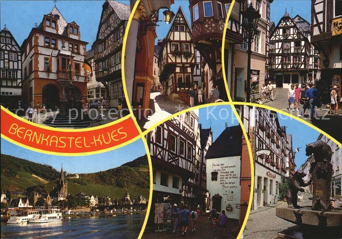 BERNKASTEL-KUES Berncastel Rheinland-Pfalz Historische Altstadt Fachwerkhaeuser