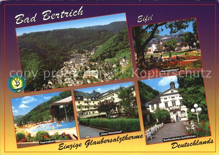 Bad Bertrich Panorama Kurmittelhaus Kurfuerstliches Schloesschen Haus Roemerbad
