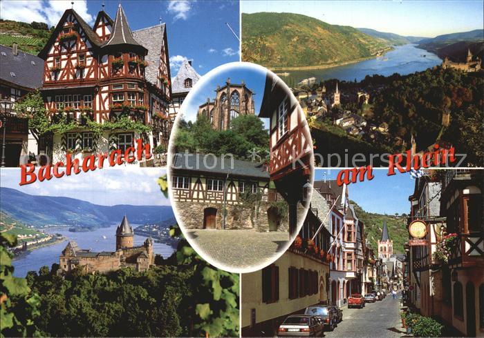 Bacharach Rhein Altes Haus Fachwerk Burg Stahleck Innenstadt Wernerkapelle
