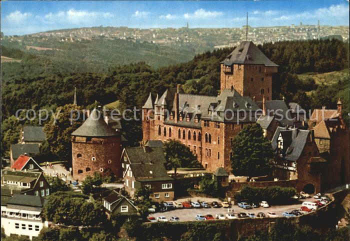Burg Wupper Schloss Wahrzeichen Bergisches Land Remscheid Fliegeraufnahme