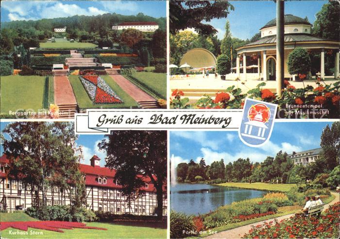 Bad Meinberg Berggarten Kurheim Brunnentempel Musikmuschel See Kurhaus