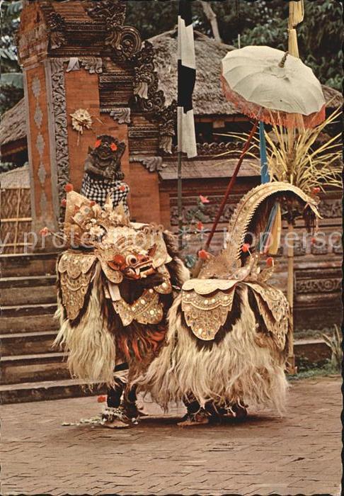 Bali Indonesien The Barong Tanz Mythologie