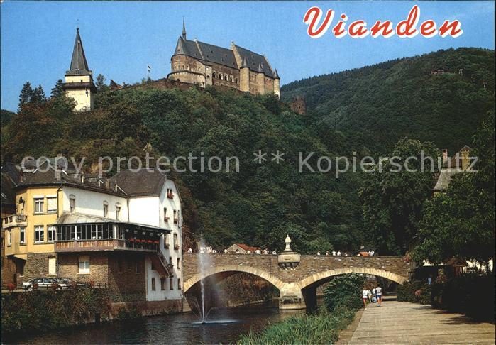 Vianden Pont de l'Our Hockelstour Chateau