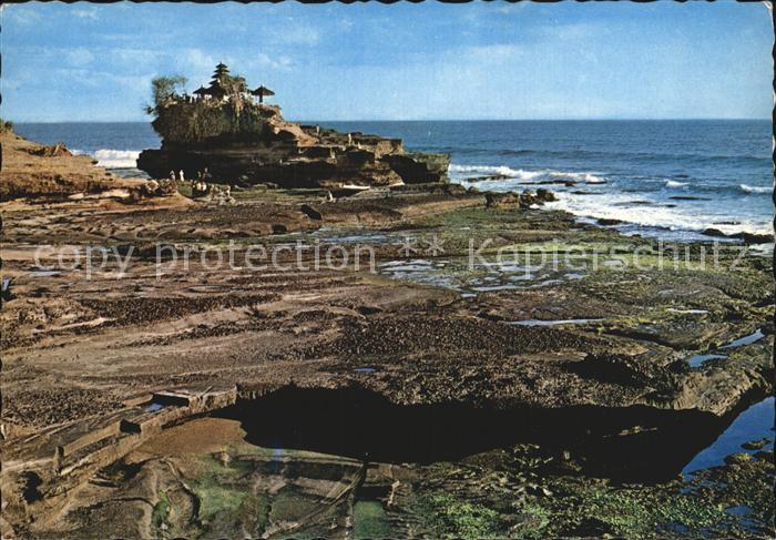 Pantai Tanahlot Coastal scene at low tide