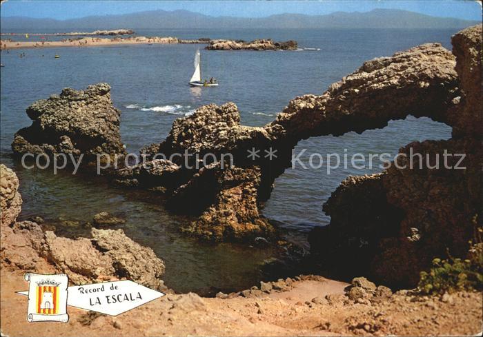 La Escala Costa Brava Playa de Ampurias al fondo las Muscleras