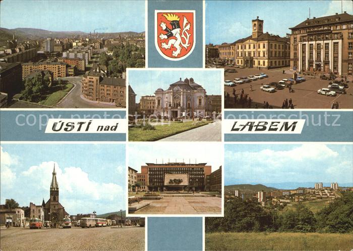 Usti nad Labem Teilansichten Gebaeude
