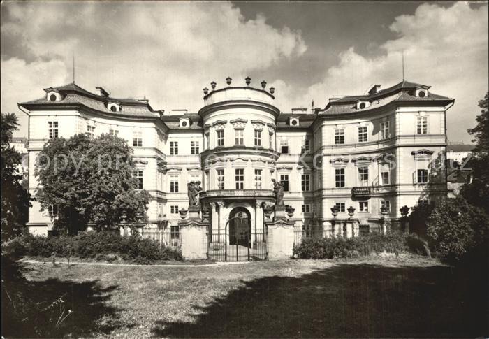 Prag Prahy Prague Gartenfassade Lobkovic Palais Serie Das Barocke Prag