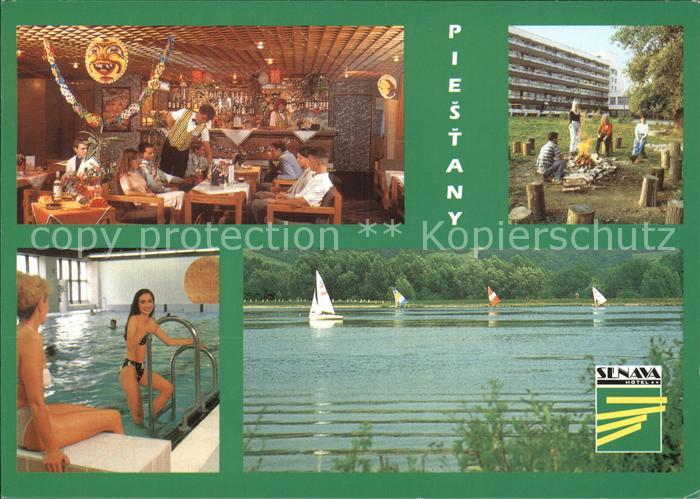 Piestany Hotel Slnava Restaurant Hallenbad See Segeln
