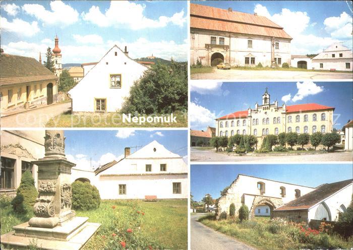 Nepomuk Pomuk Teilansichten Gebaeude
