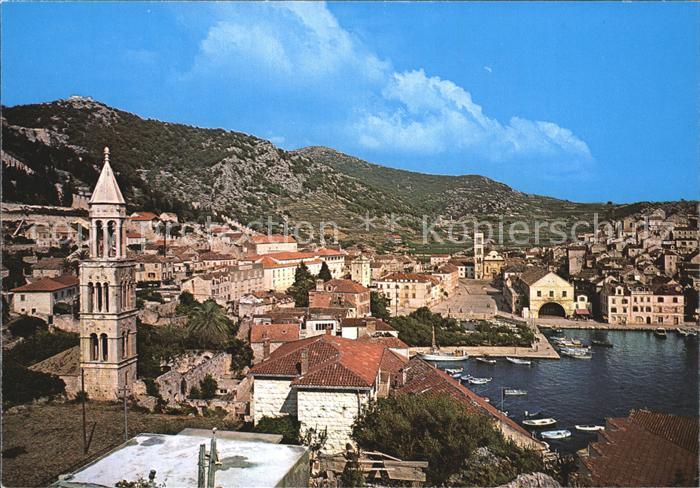 Hvar Kuestenstadt Kirche Hafen