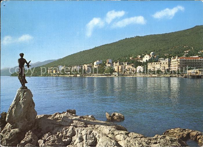 Opatija Abbazia Kueste Statue