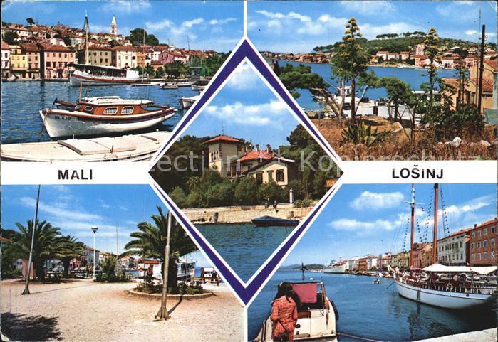 Mali Losinj Hafen Promenade Villa Segelyacht