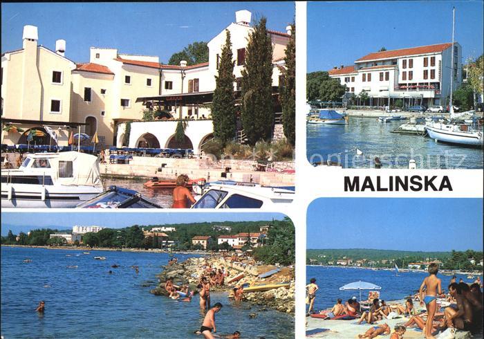 Malinska Krk Strand Hafen Hotel Restaurant