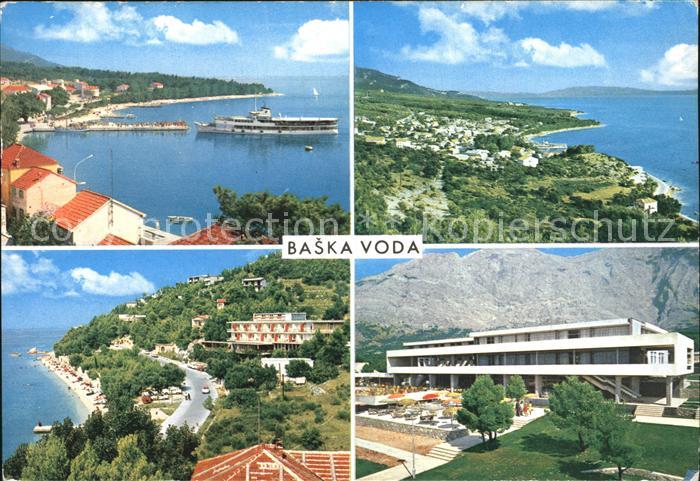 Baska Otok Krk Panorama Kuestenstadt Hotel Restaurant