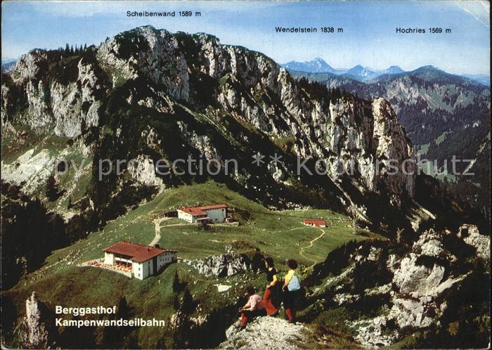 Aschau Chiemgau Berggasthof Kampenwandseilbahn Allgaeuer Alpen Bergwandern