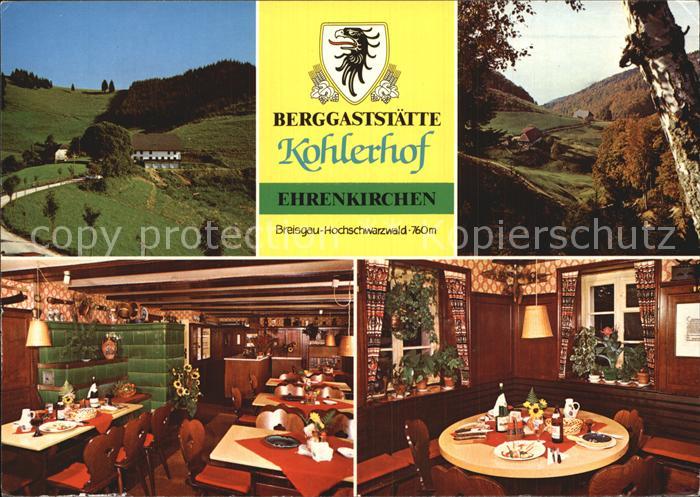 Ehrenkirchen Berggaststaette Kohlerhof Schwarzwald