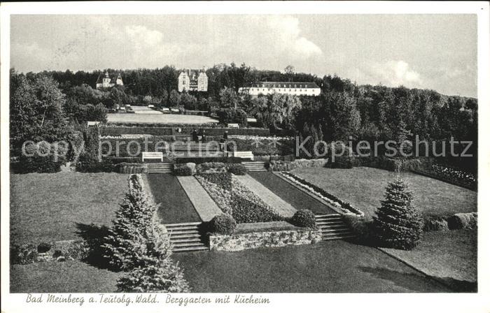 Bad Meinberg Berggarten mit Kurheim
