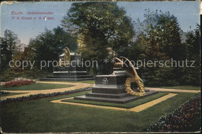 Essen Ruhr Grabdenkmaeler