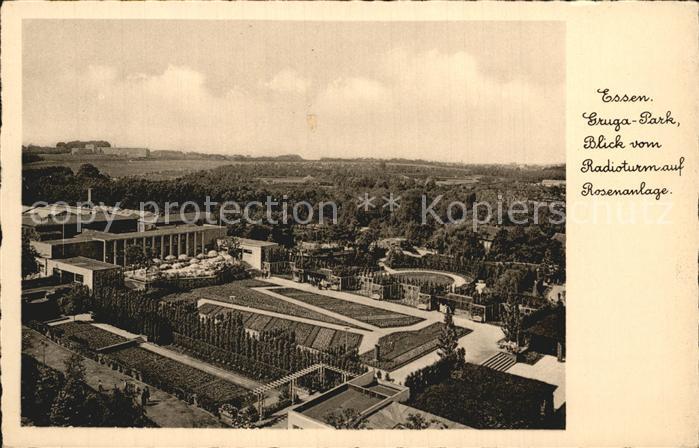 Essen Ruhr Grugapark vom Radioturm
