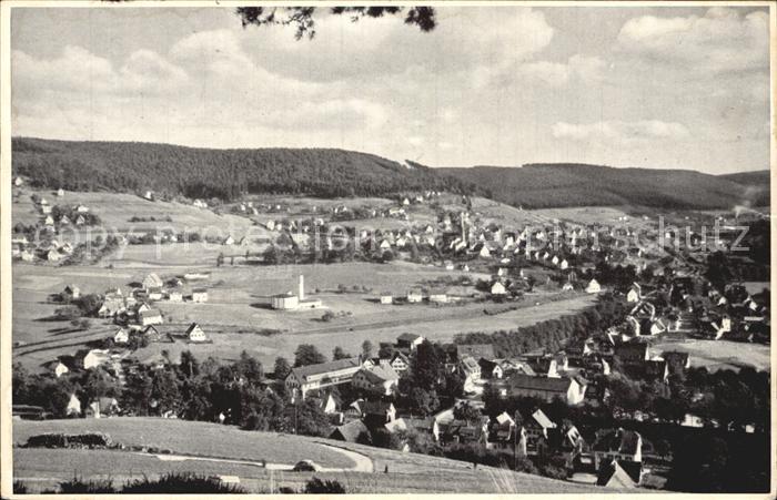 Baiersbronn Schwarzwald Fliegeraufnahme