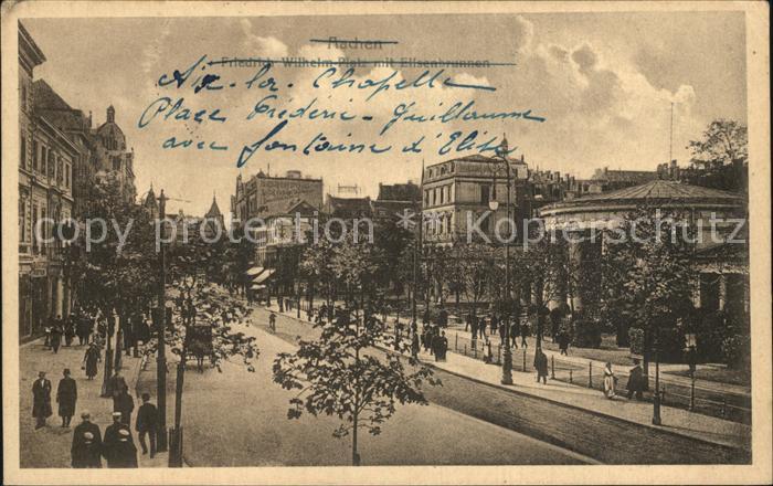 Aachen Friedrich Wilhelm Platz mit Elisenbrunnen