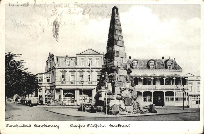 Norderney Nordseebad Kaiser Wilhelm Denkmal NZ3