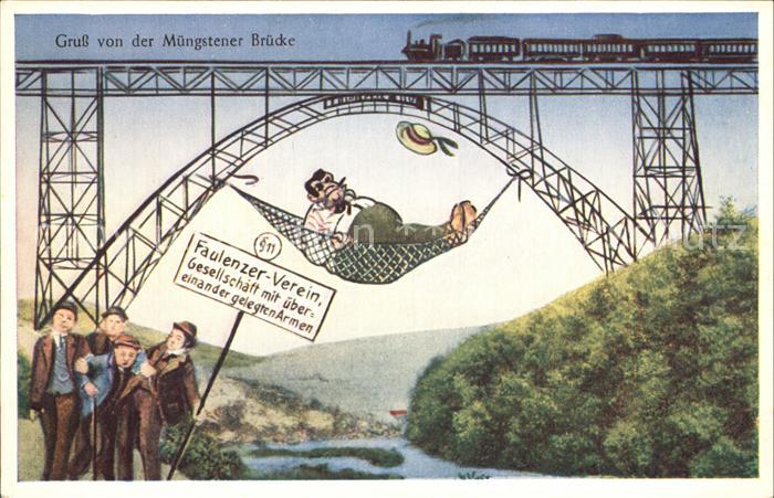 Muengsten Eisenbahn-Bruecke