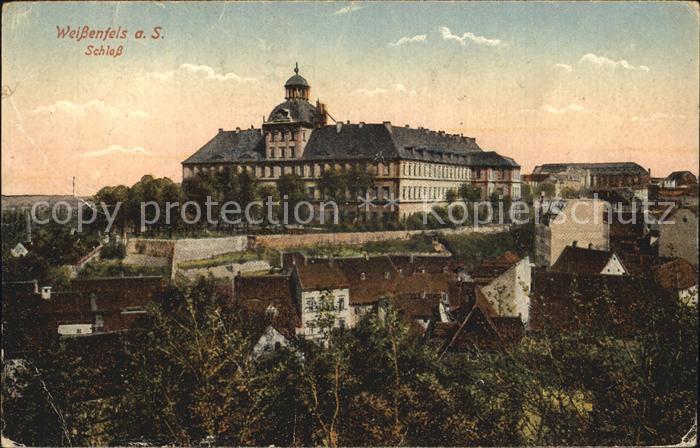 Weissenfels Saale mit Schloss