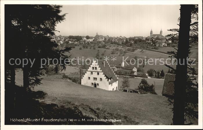 FREUDENSTADT BW mit Baerenschloesschen