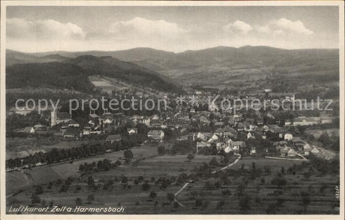 Zell Harmersbach Fliegeraufnahme
