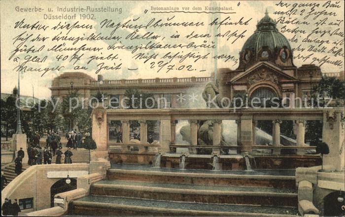 DuessELDORF CITY Industrie- und Gewerbeausstellung Kunstpalast