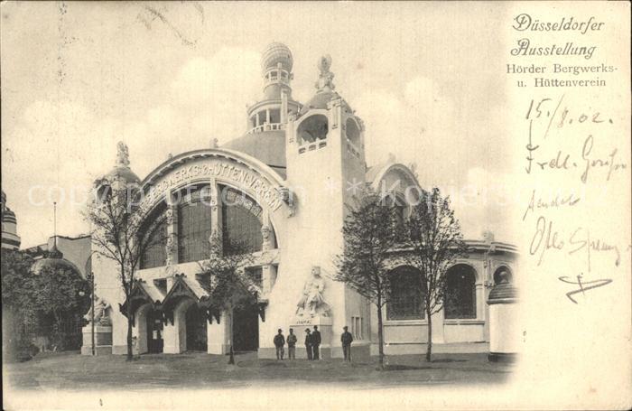 DuessELDORF CITY Industrie- und Gewerbeausstellung Hoerder Bergwerks- und Huett