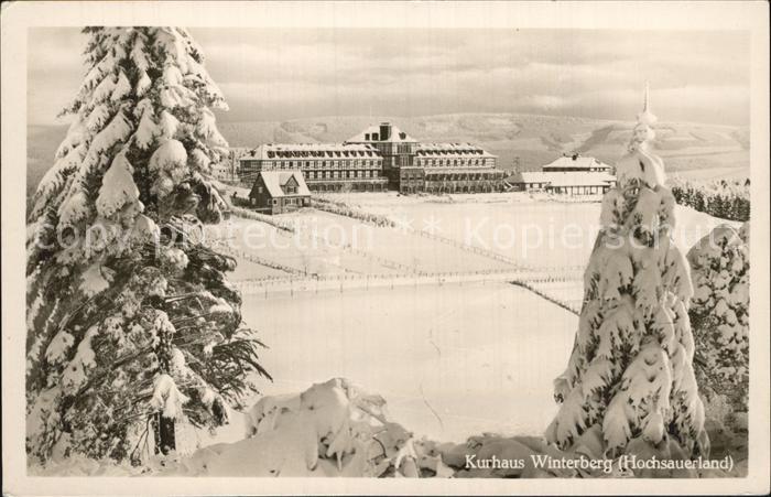 Winterberg Hochsauerland Kurhaus im Wintr